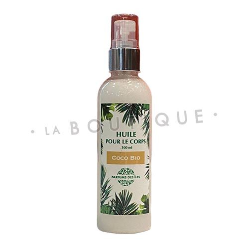 Huile Végétale Coco Bio – Parfum des Îles – LA BOUTIQUE FRENCH TOUCH
